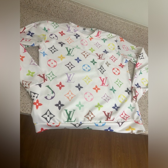 un Other - Pajama Set FUN pajama set LOUIS VUITTON VIBE;  or 2 piece lounge top w bottoms